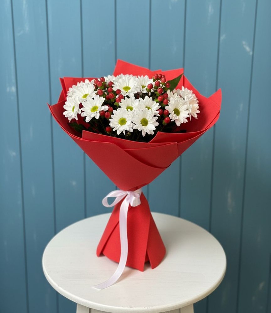 Букет цветов из: Хризантемы в Хатукайском