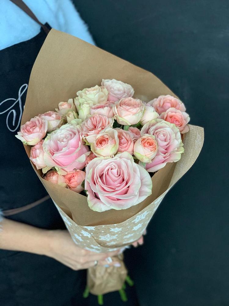 Букет цветов из: Хризантемы и Розы в Хатукайском