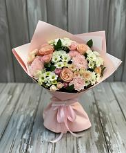 Букет цветов из:  Гвоздики, Розы и Хризантемы #REPLACE_PRED# Хатукайском