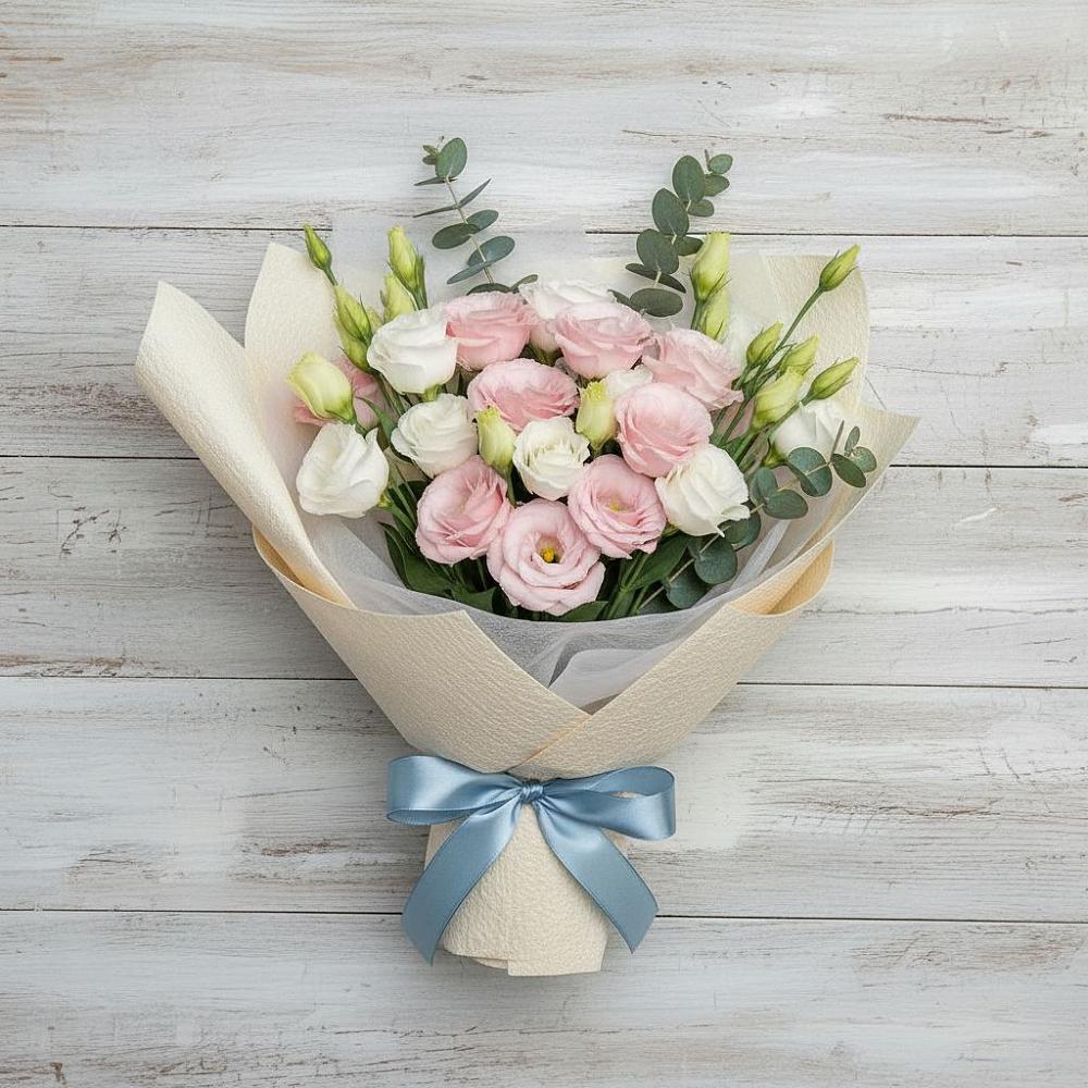 Букет цветов из: Лизиантусы в Хатукайском